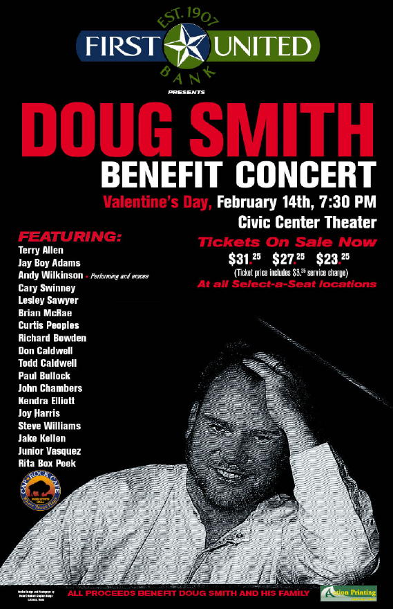 Benefit for Doug Smith & afterparty hosted by
