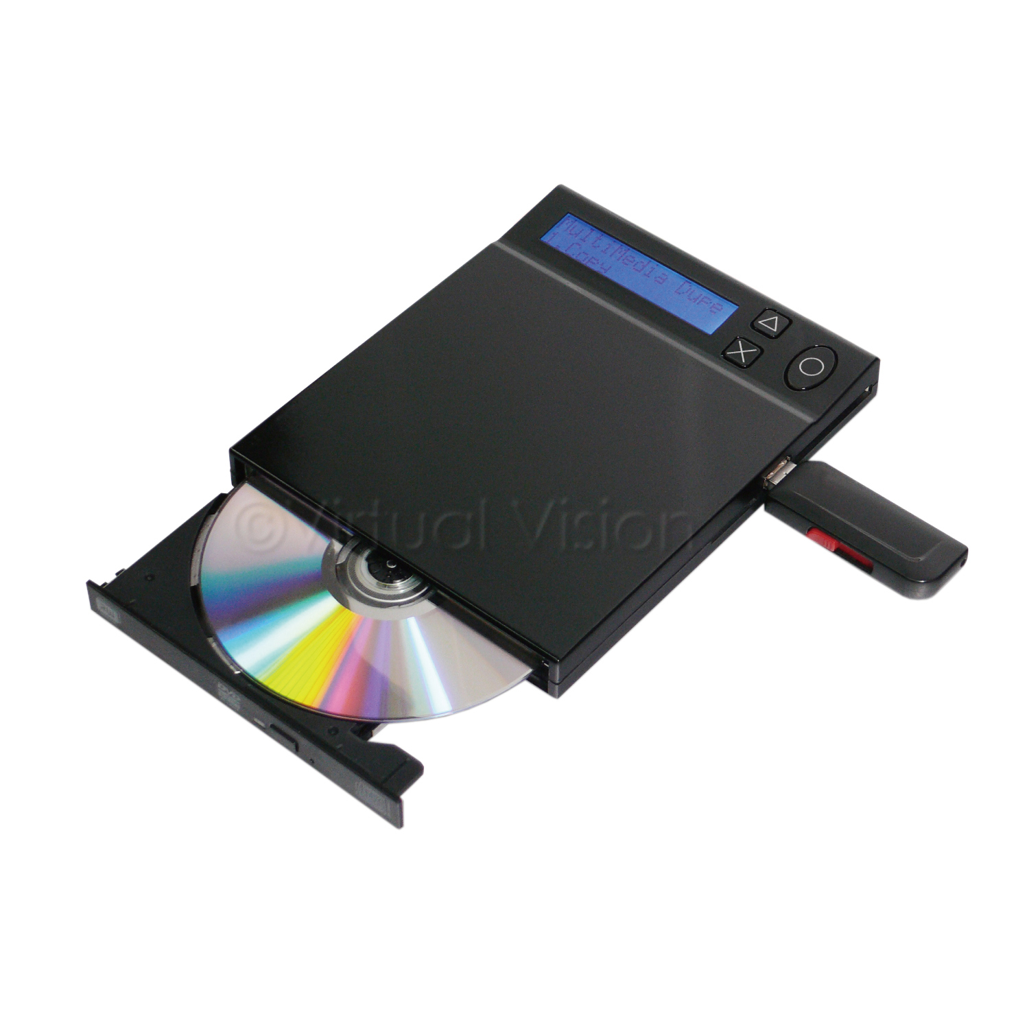 UReach uDisc, portable flash memory to CD DVD disc backup duplicator