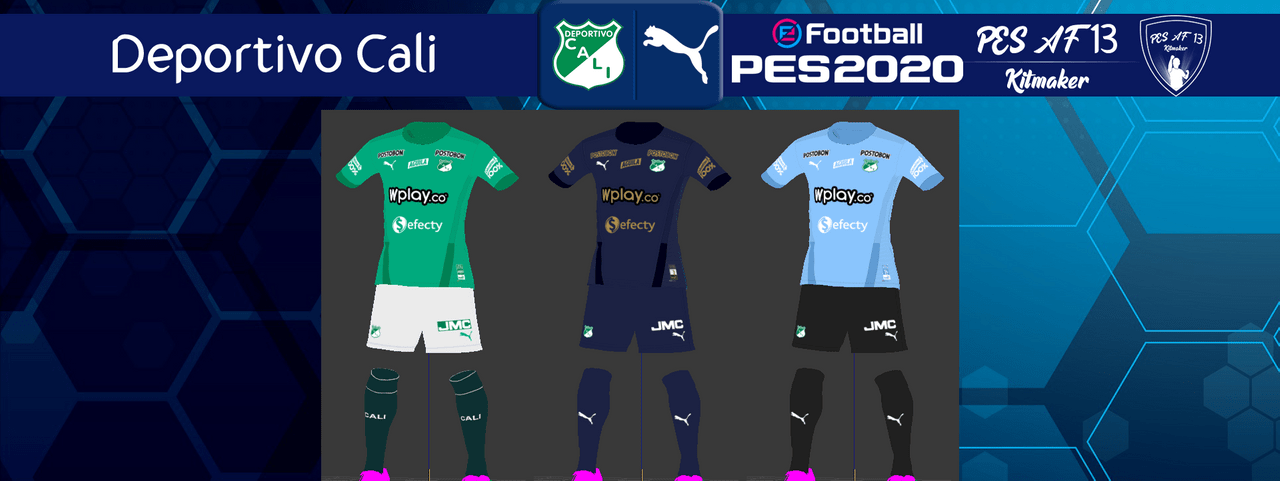Kits Deportivo Cali by PES AF13 VirtuaRED Tu comunidad de Pro