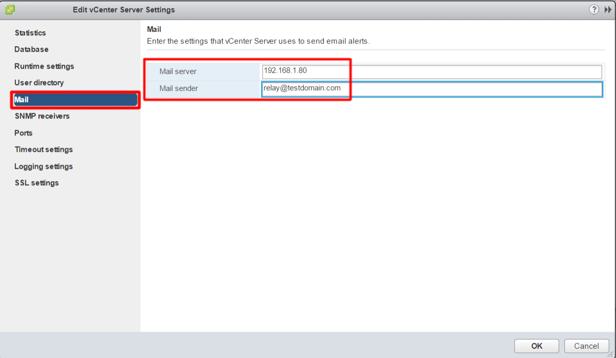 Configure vCenter Mail Sender and Email Alerts VirtuBytes