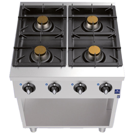 Virtus Group GmbH Catalog ACA2022 Gas hob on open with 4