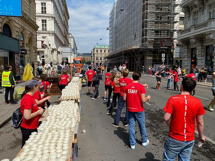 Students Support Wings for Life Charity Run Vienna International School