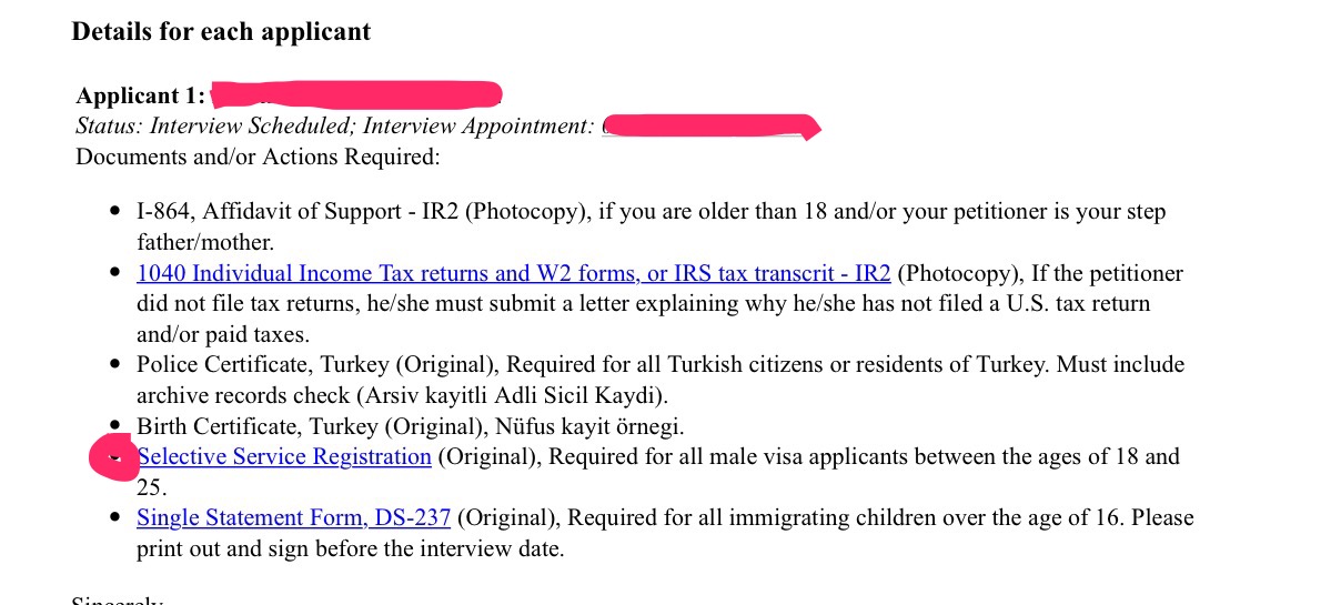 Selective Service Registration? Bringing Family Members of US Citizens to America VisaJourney