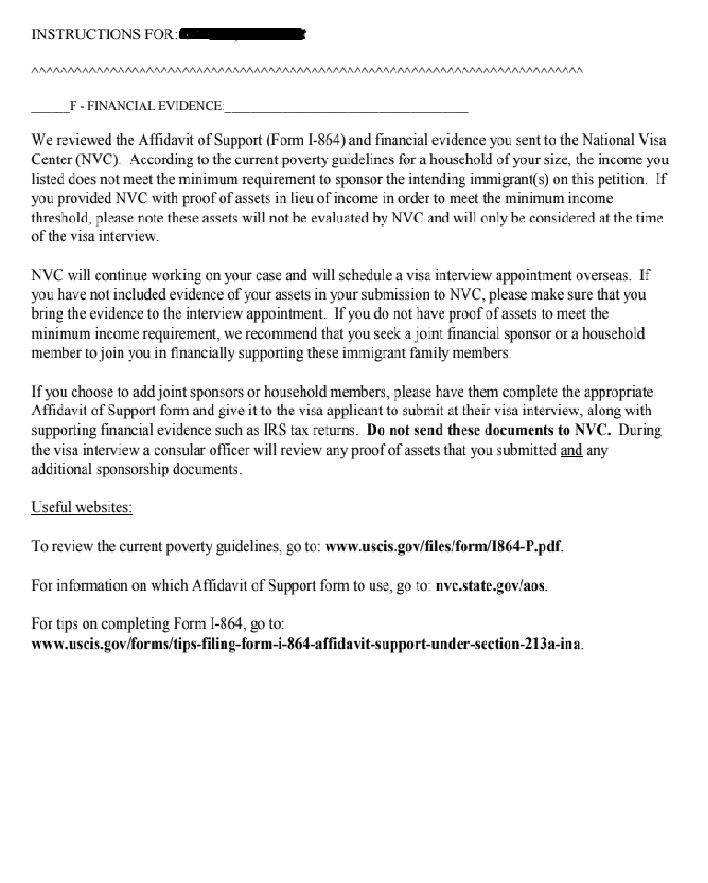 I 864 Instructions Checklist slideshare