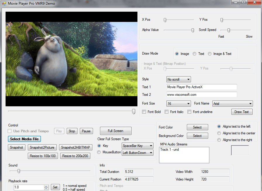 Steps to Reproduce when preview the MP4 video in Movie Player Pro