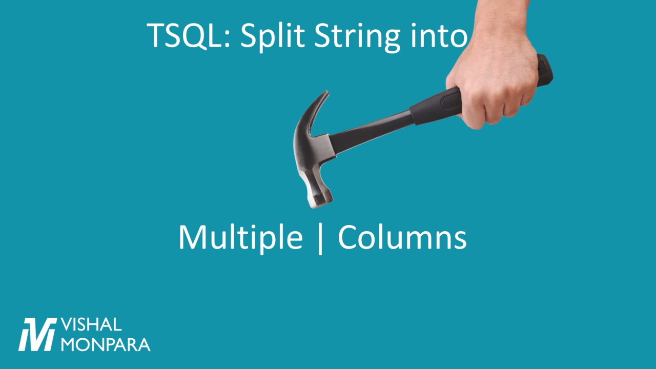 TSQL Split String into Multiple Columns With Builtin Function