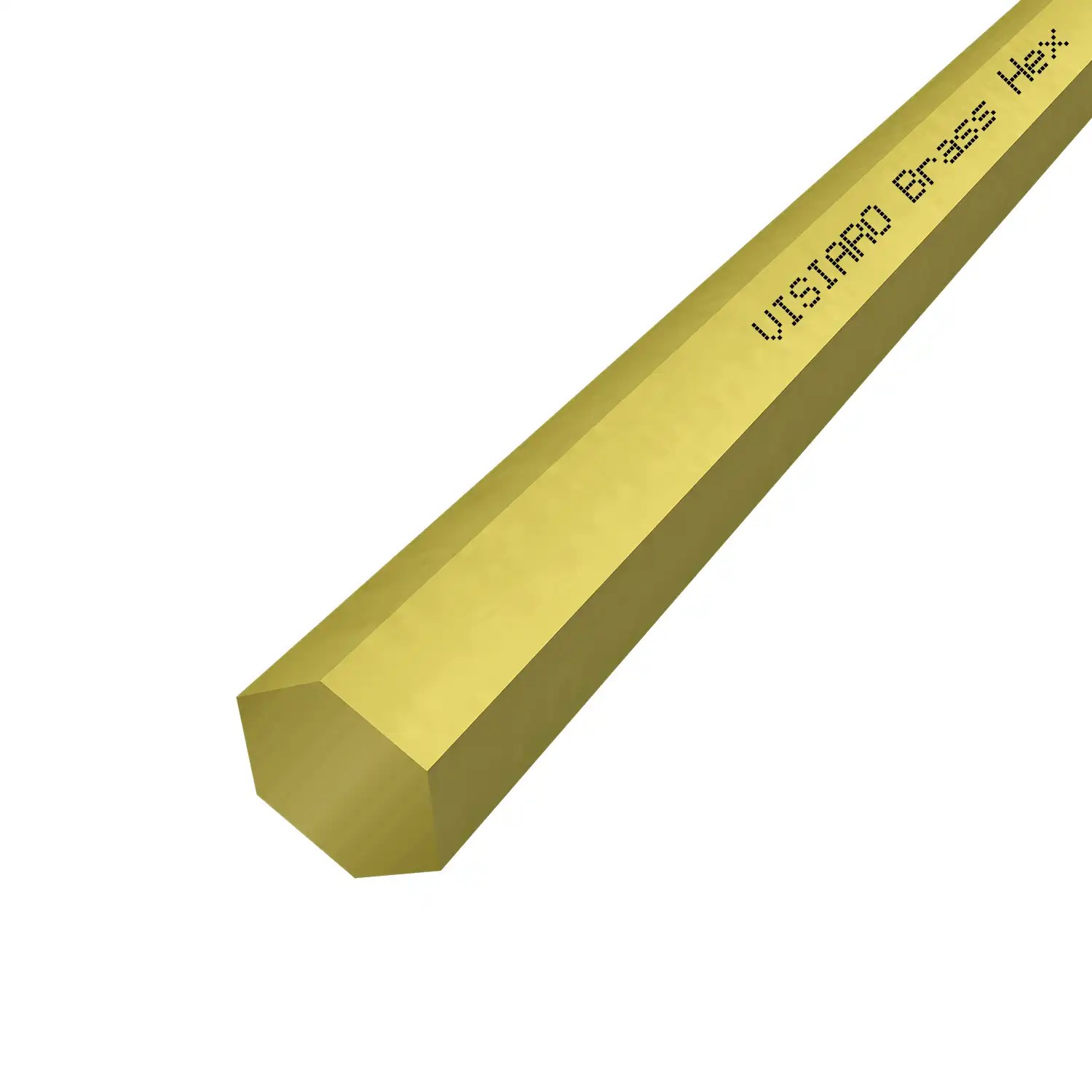 Visiaro Hard Brass Hex Bar