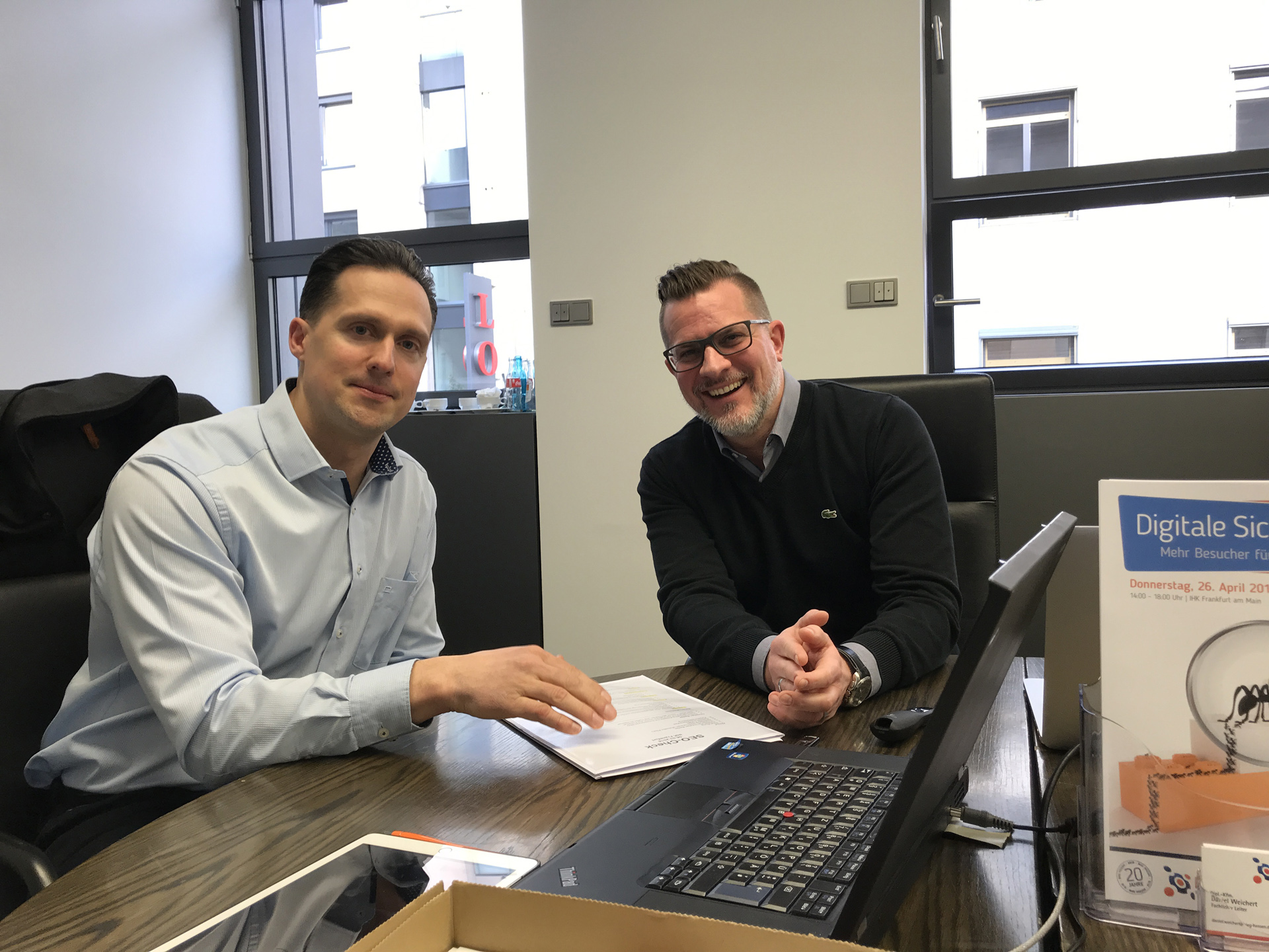 SEO Check in der IHK Offenbach ONLINEMARKETING EXCELLENCE by VISIO.7