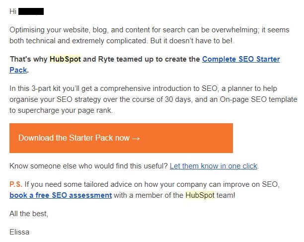 5 examples of successful plain text email marketing Vision6