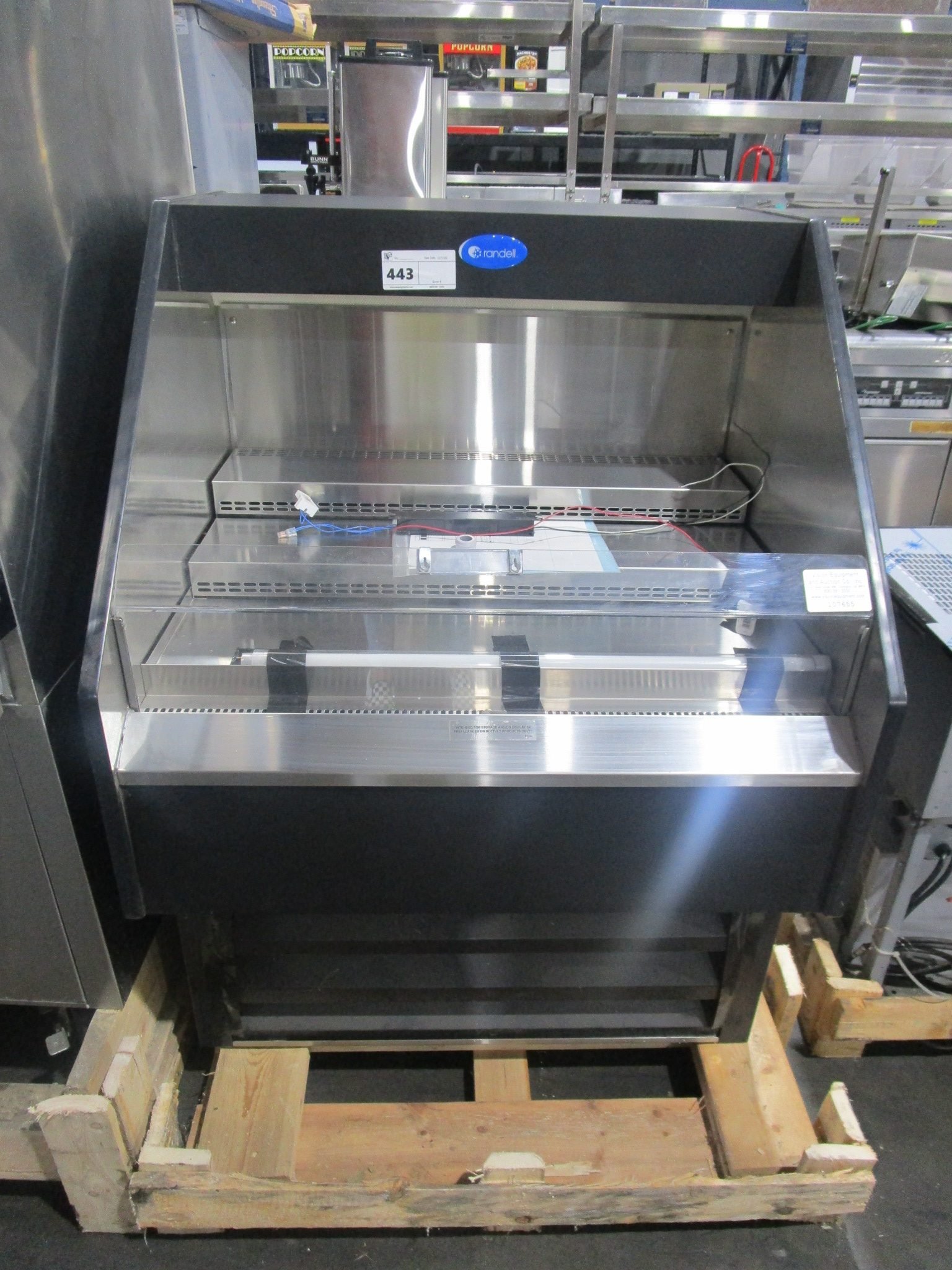 RANDELL SSAC36BSC GRABNGO DISPLAY COOLER REFRIGERATOR MERCHANDISER