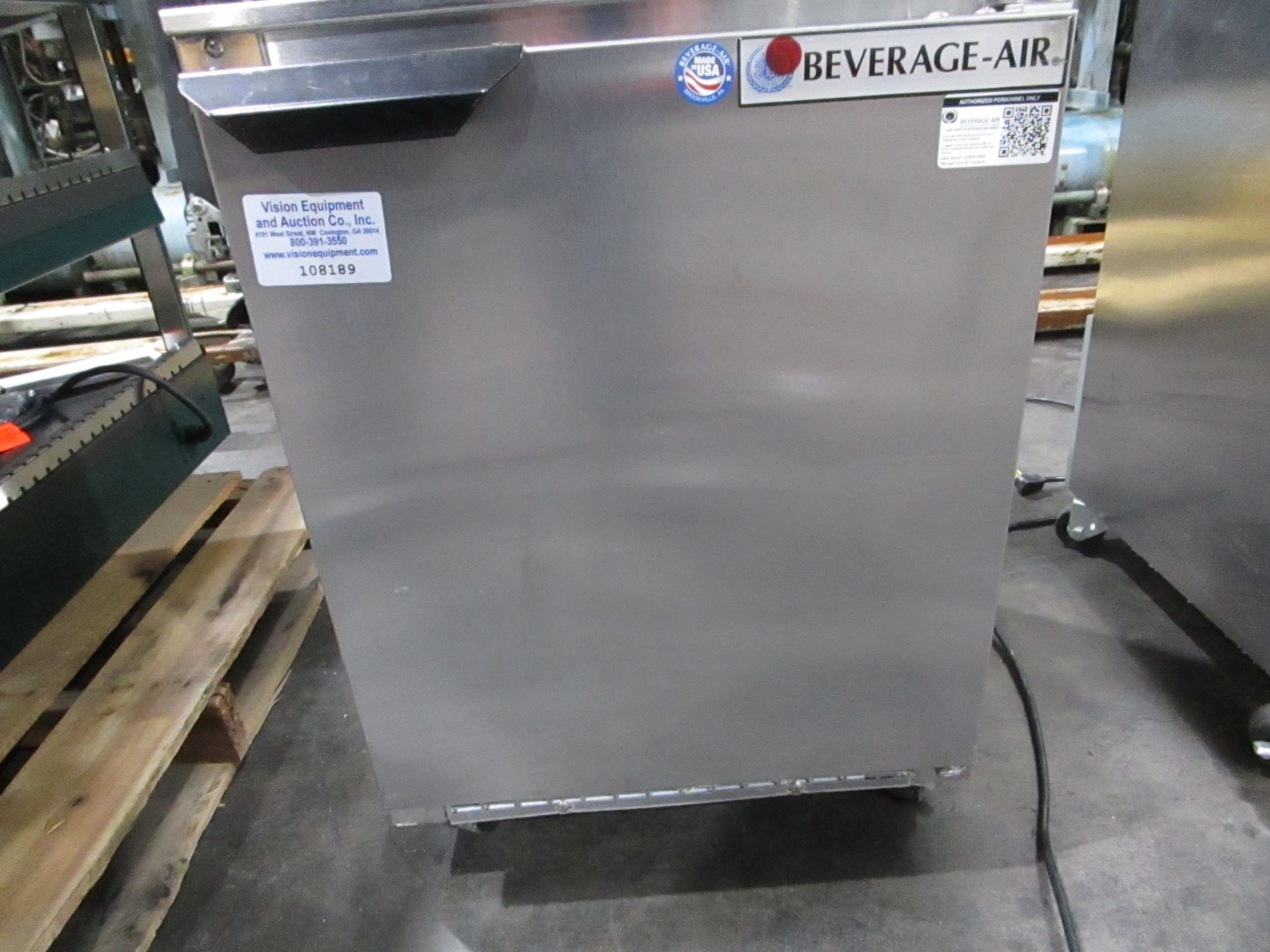 BEVERAGE AIR URC20Y 20" UNDERCOUNTER COOLER REFRIGERATOR Vision Equipment