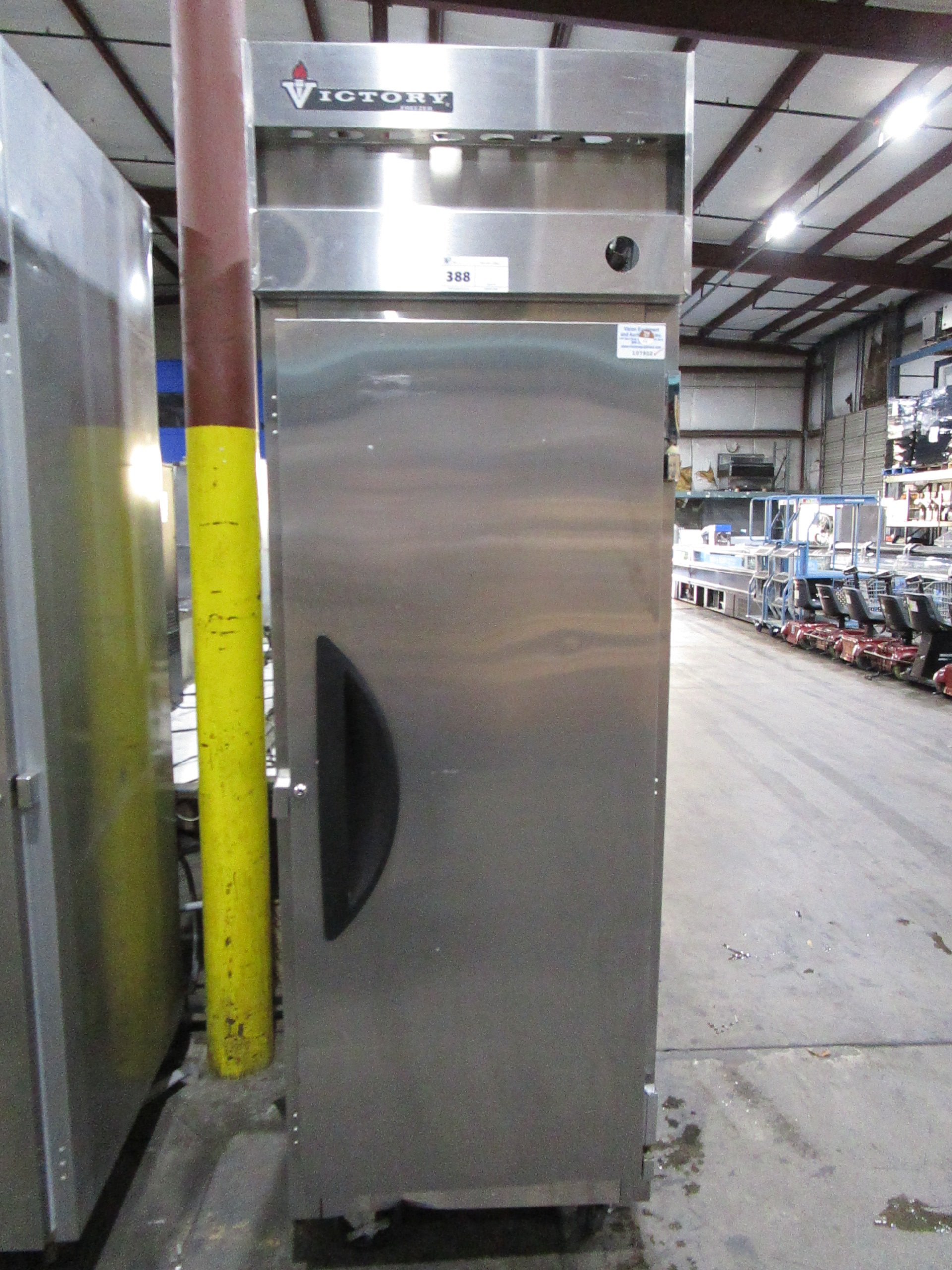 VICTORY VF1 VSERIES STAINLESS STEEL 1 DOOR REACHIN FREEZER Vision