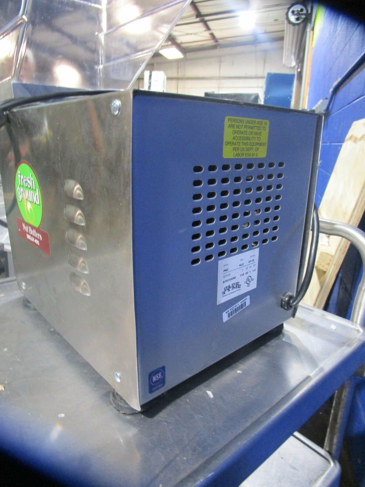 OLDE TYME PN2 NUT GRINDER HAMPTON FARMS PEANUT ALMOND BUTTER MAKING