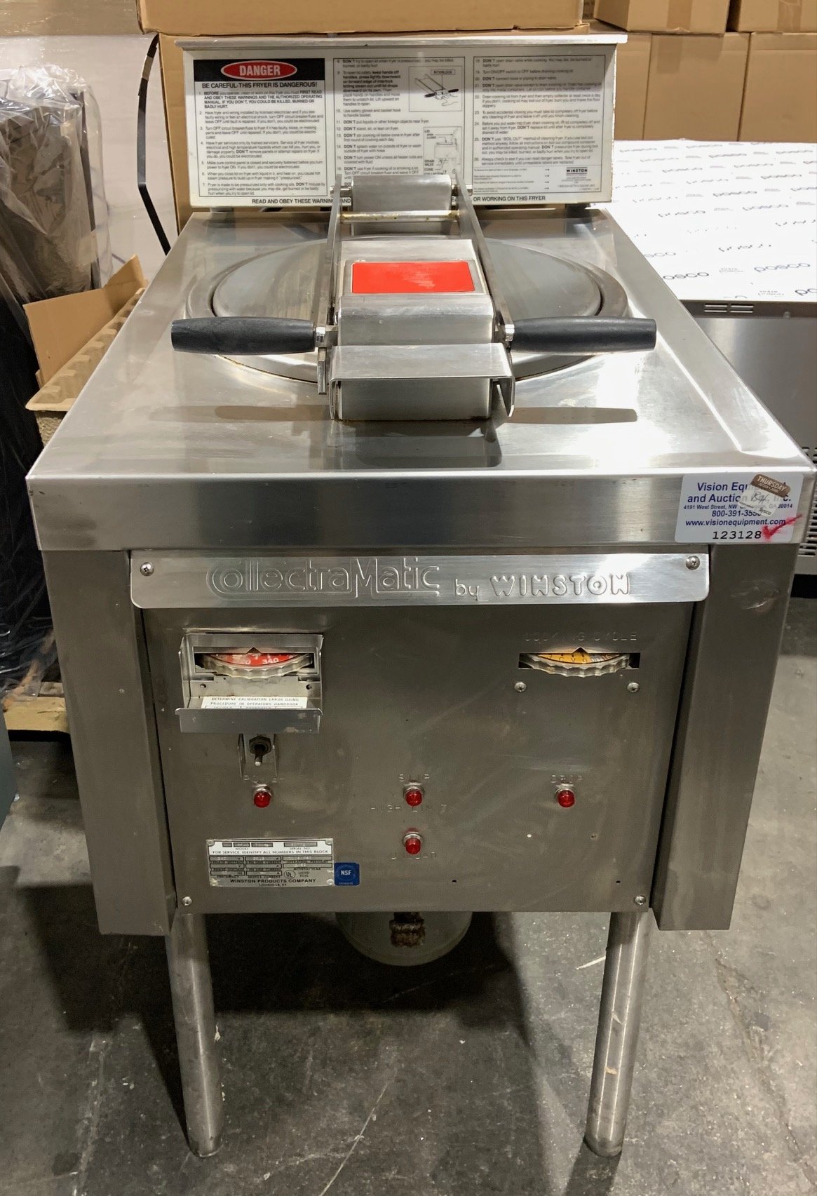 WINSTON PF46 COLLECTRAMATIC PRESSURE / OPEN FRYER Vision Equipment