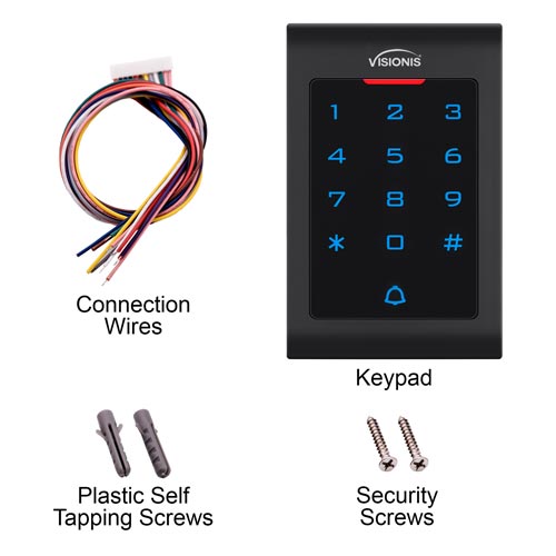 VIS3002 Access Control Indoor Only Digital Touch Keypad + Reader