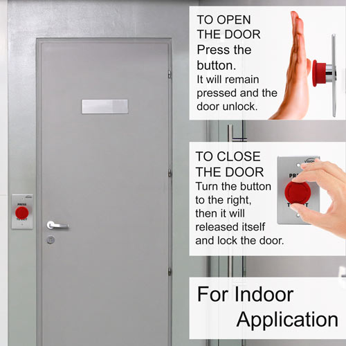 VIS7001 Indoor + Outdoor Weather, Waterproof Rated IP65 Stainless