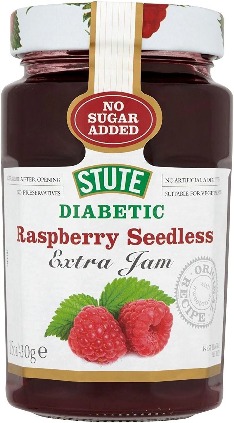 Stute Diabetic Jam Raspberry 430g Vision Pharmacy