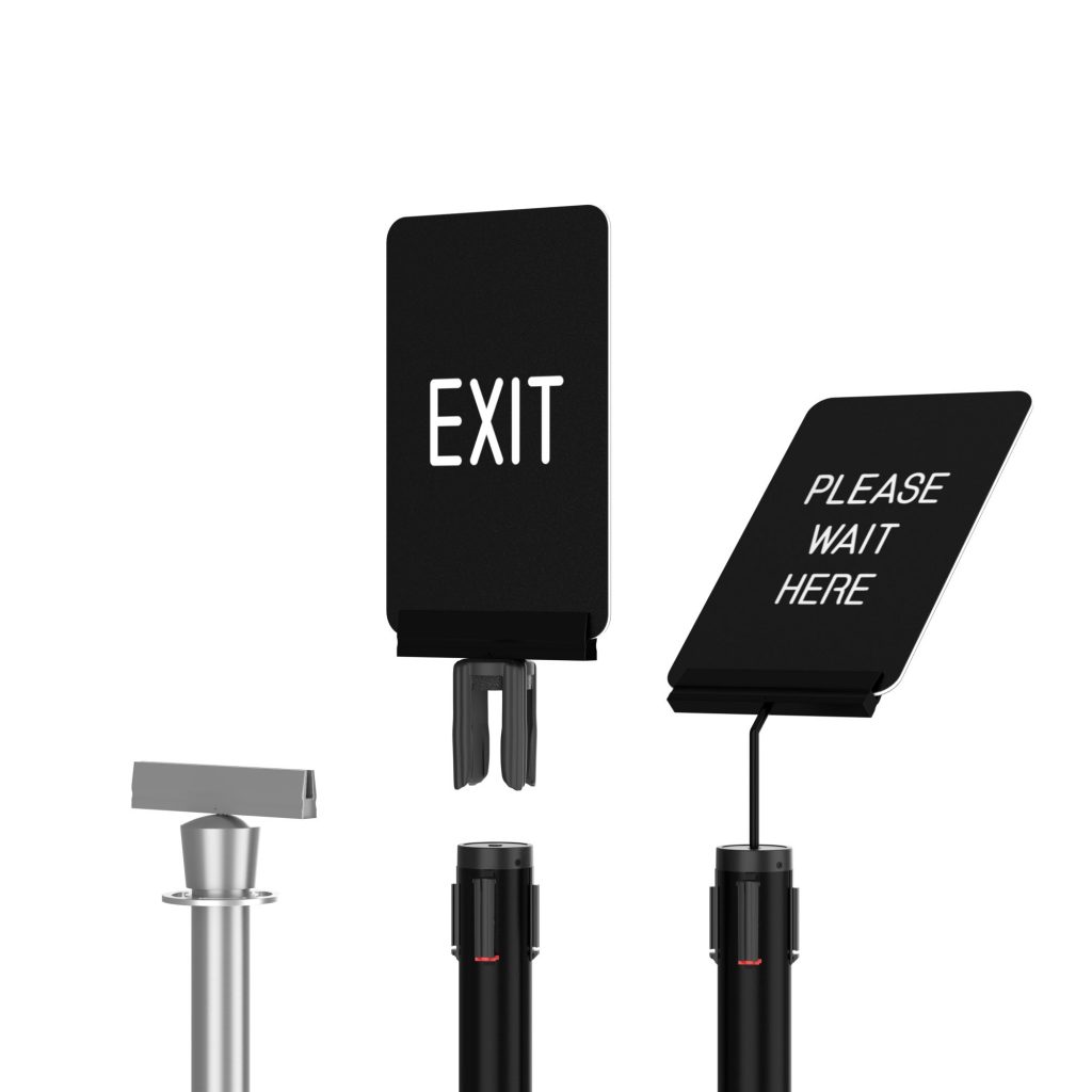 Stanchion Sign Bracket Post Sign Holder Visiontron