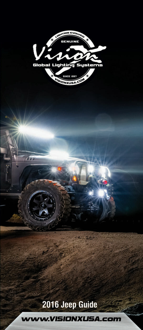 2016 Jeep Application Guide Vision X USA