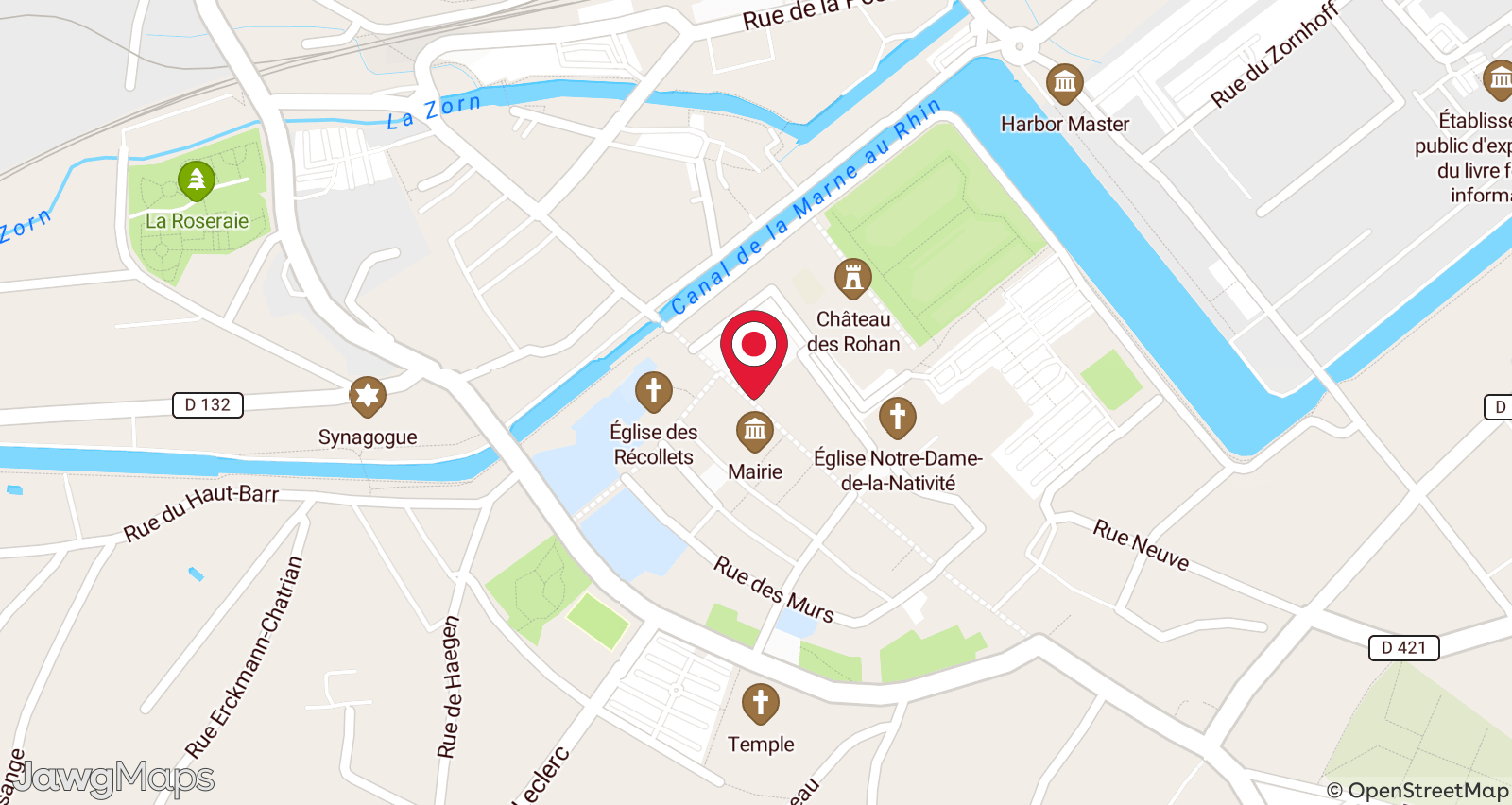 Pain Points De "Plan De La Ville De Saverne" Saverne Saverne Visit Alsace