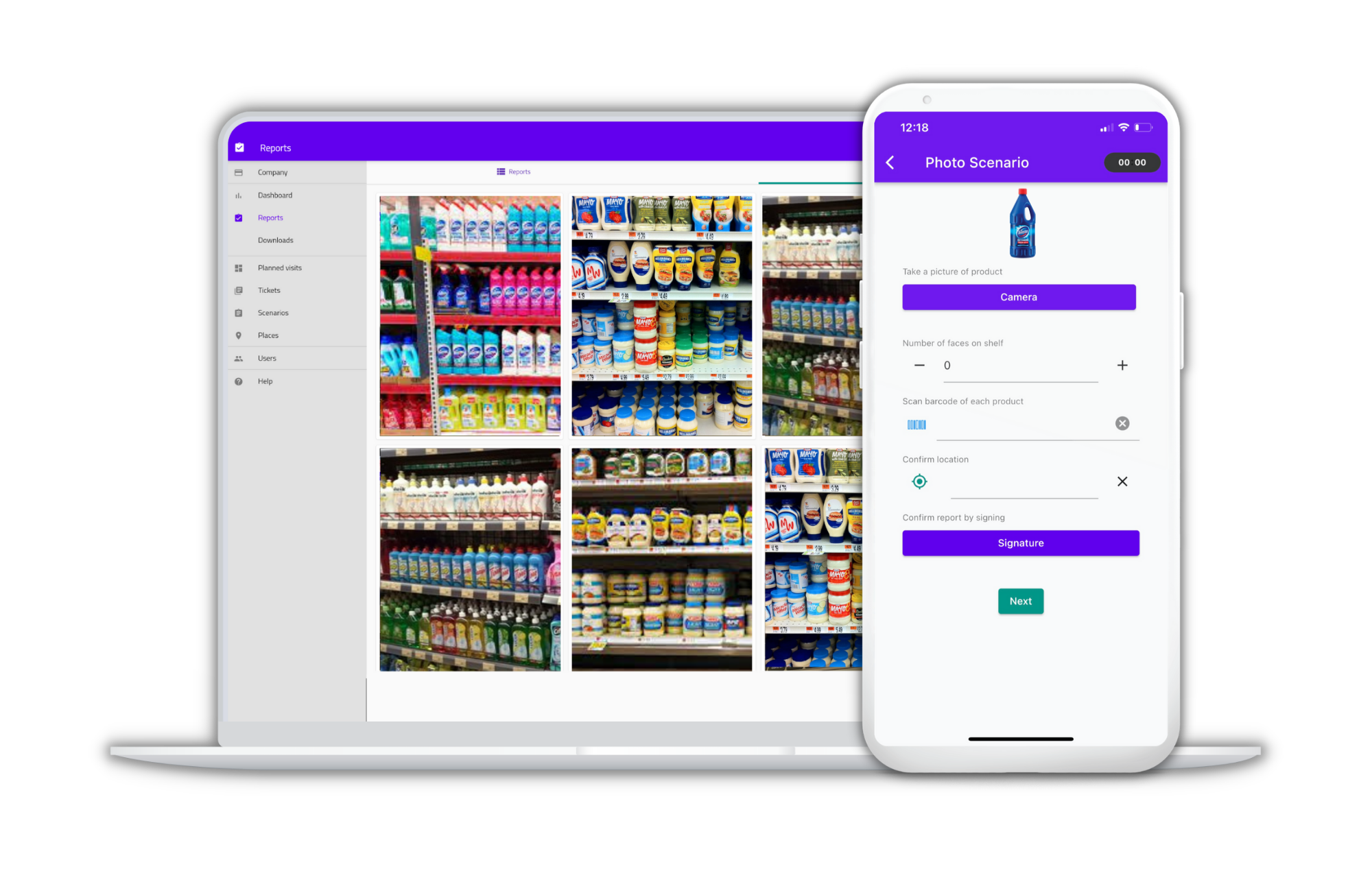 Field marketing Retail execution software, merchandising and store