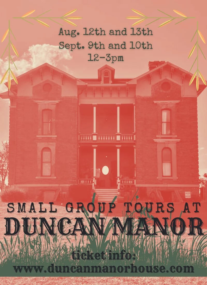Duncan Manor Small Group Tours BloomingtonNormal, Illinois