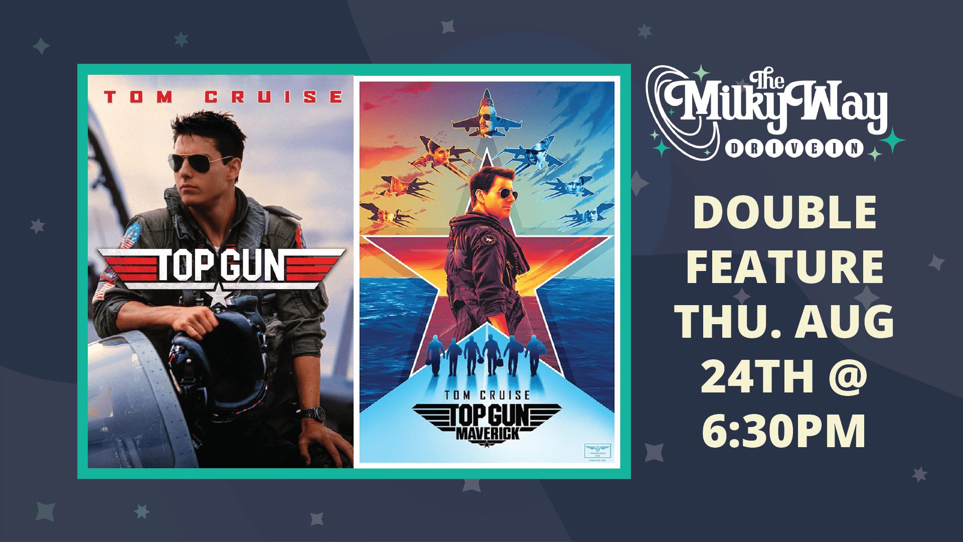 DOUBLE FEATURE Top Gun & Top Gun Maverick Showtime Ballpark Commons