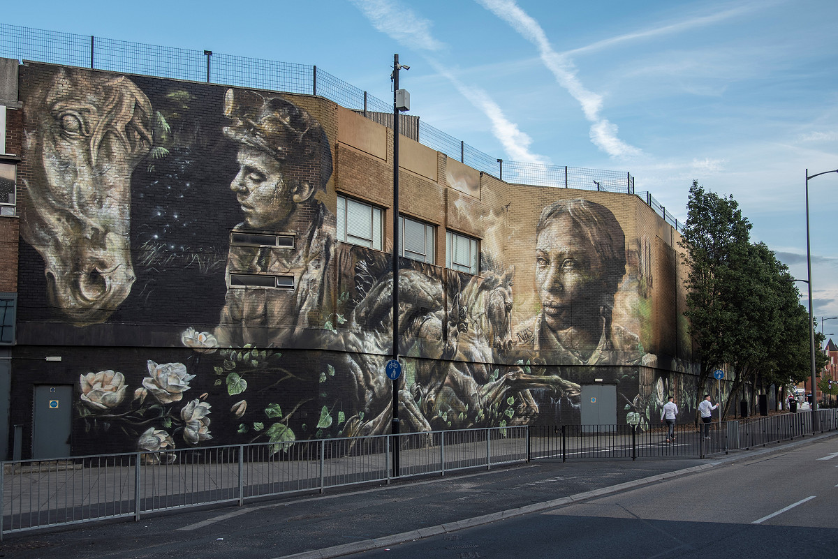 Urban art paves way to bridging social gaps in iconic northern town by