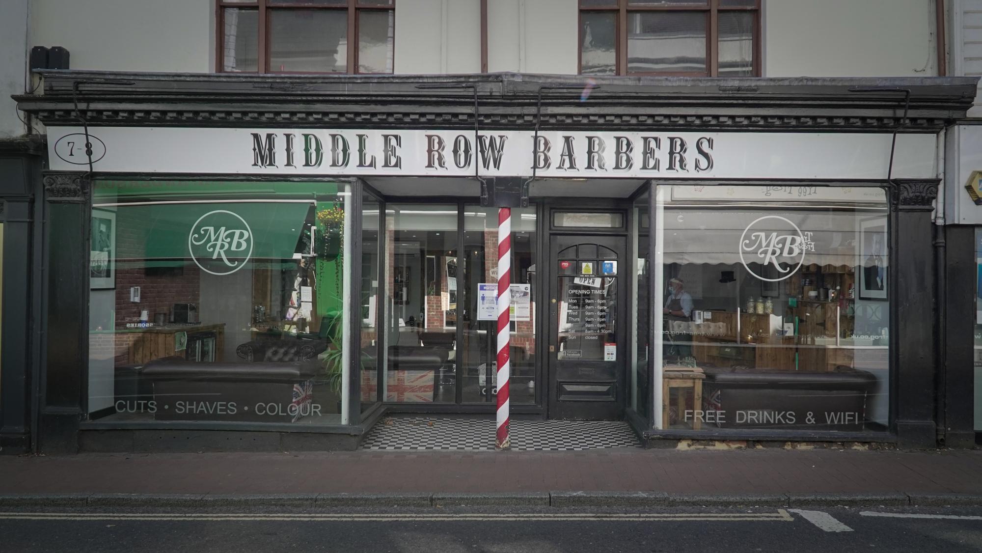 Middle Row Barbers Visit East Grinstead