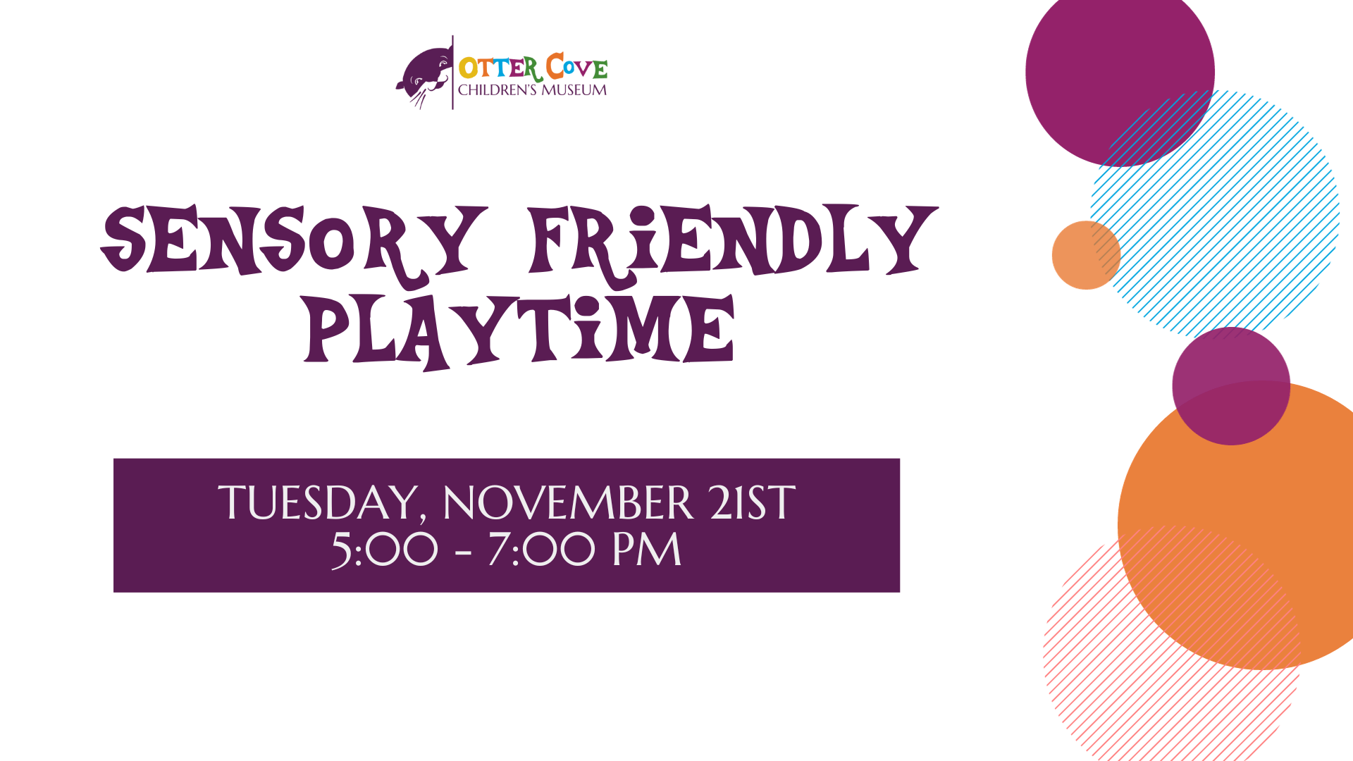 Sensory Friendly Playtime Otter Cove Children's Museum Visit Fergus