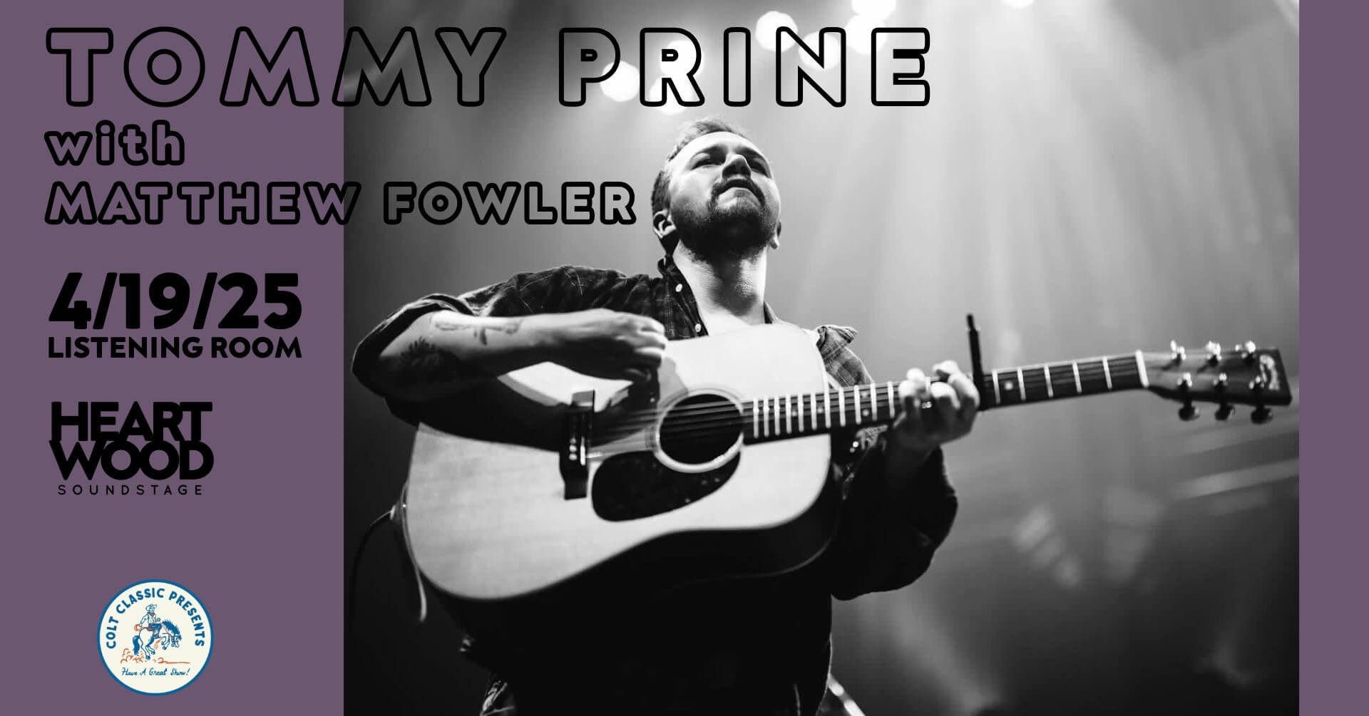 Singer Songwriter Tommy Prine Visit Gainesville