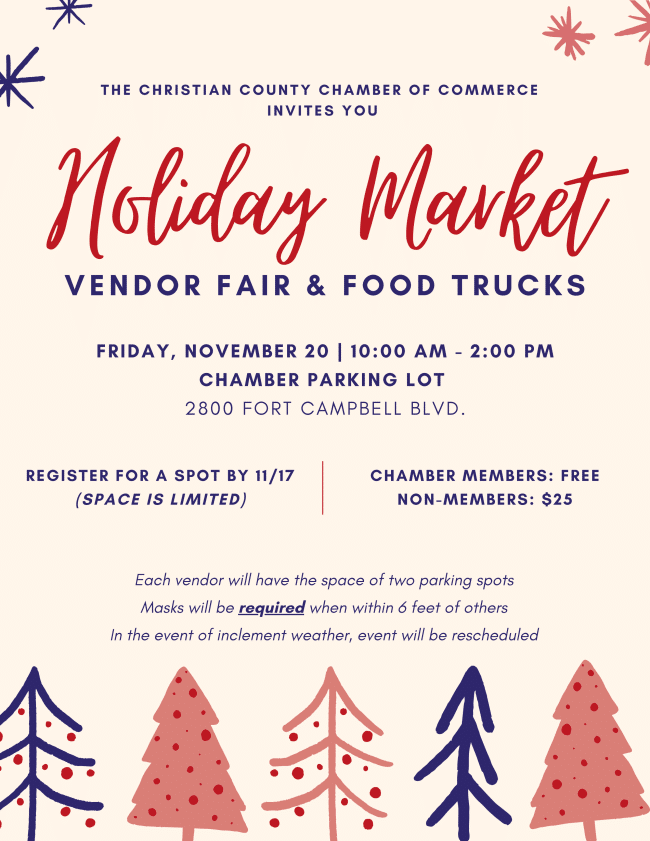 Holiday Vendor Events 2023 Holiday Market : Vendor Fair & Food Trucks