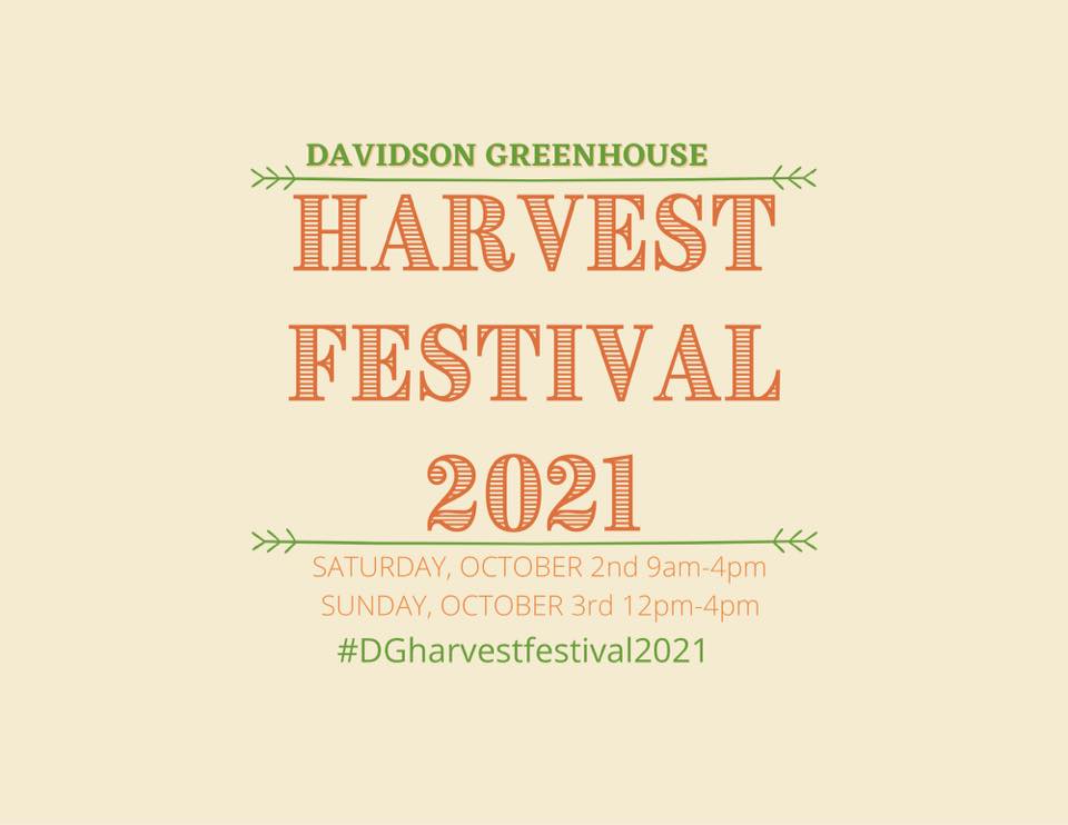 Davidson Greenhouse Harvest Festival 2021 Montgomery County Visitors