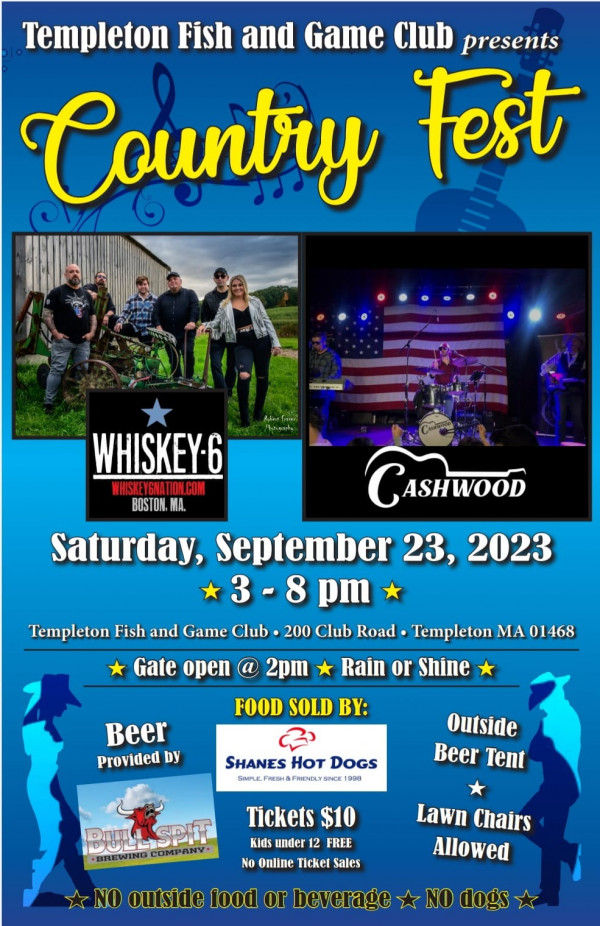 Templeton Fish and Game Country Fest Sep 23, 2023 Visit North Central