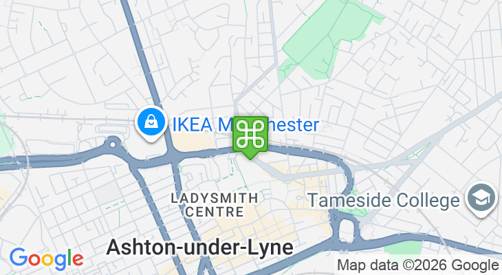 AshtonunderLyne Train Station Times, Car Park, Map