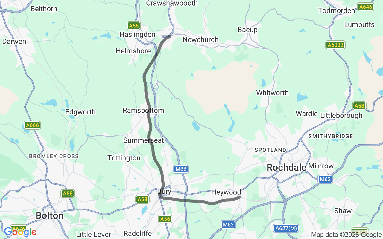 Lancashire Railway Map