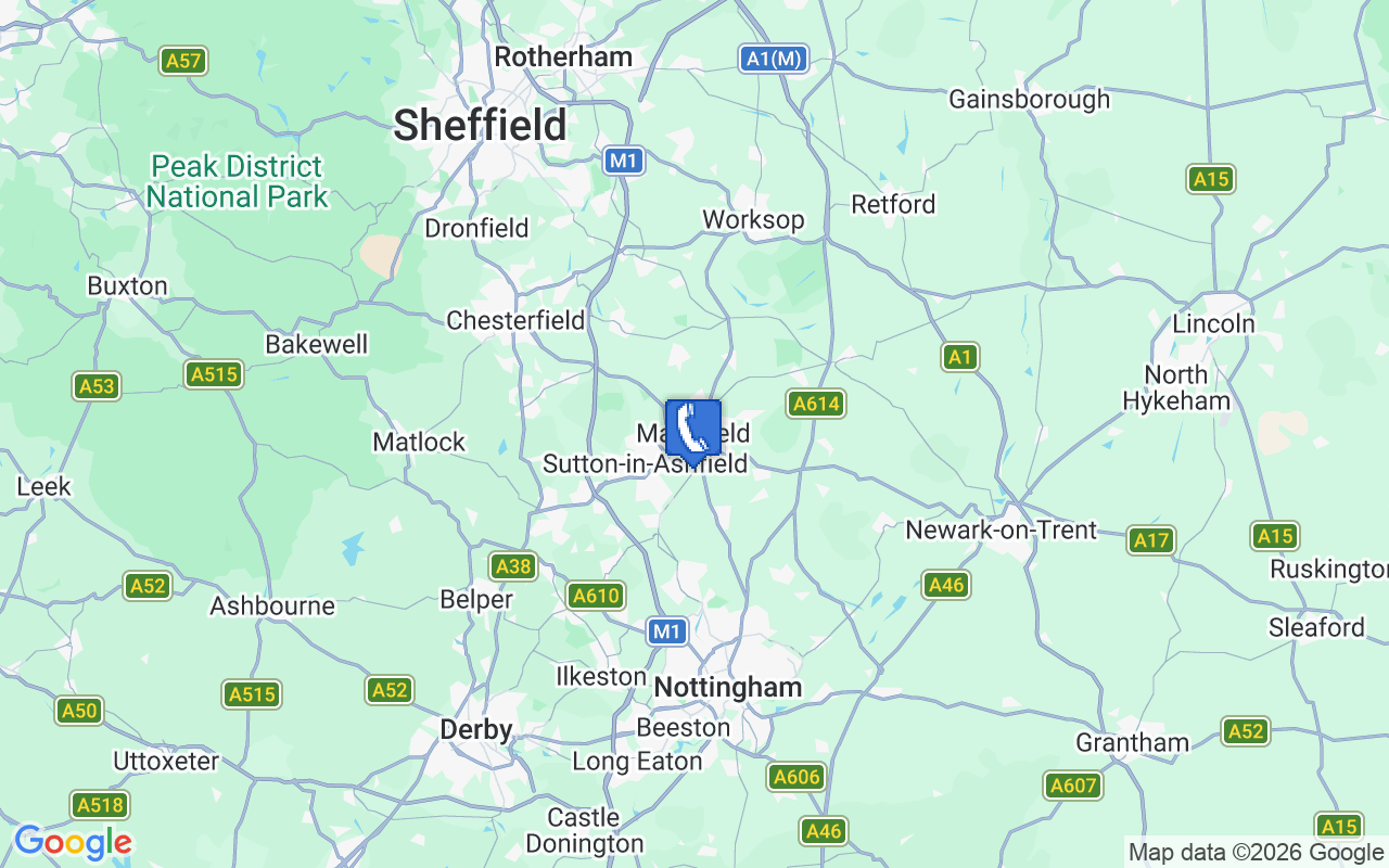 01623 Area Code Telephone Dialling Code For Mansfield, UK