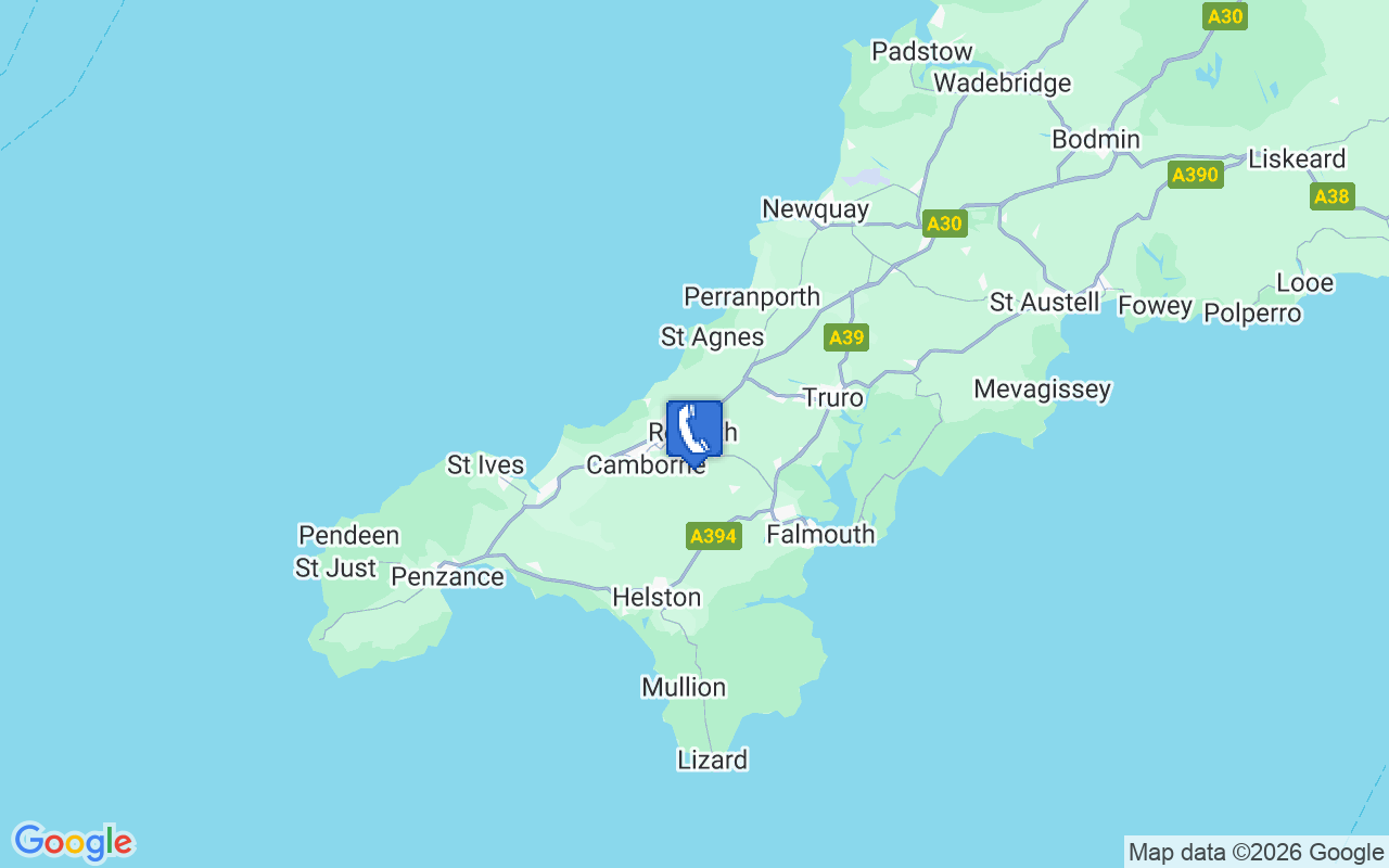 01209 Area Code Telephone Code For Redruth, Cornwall, UK