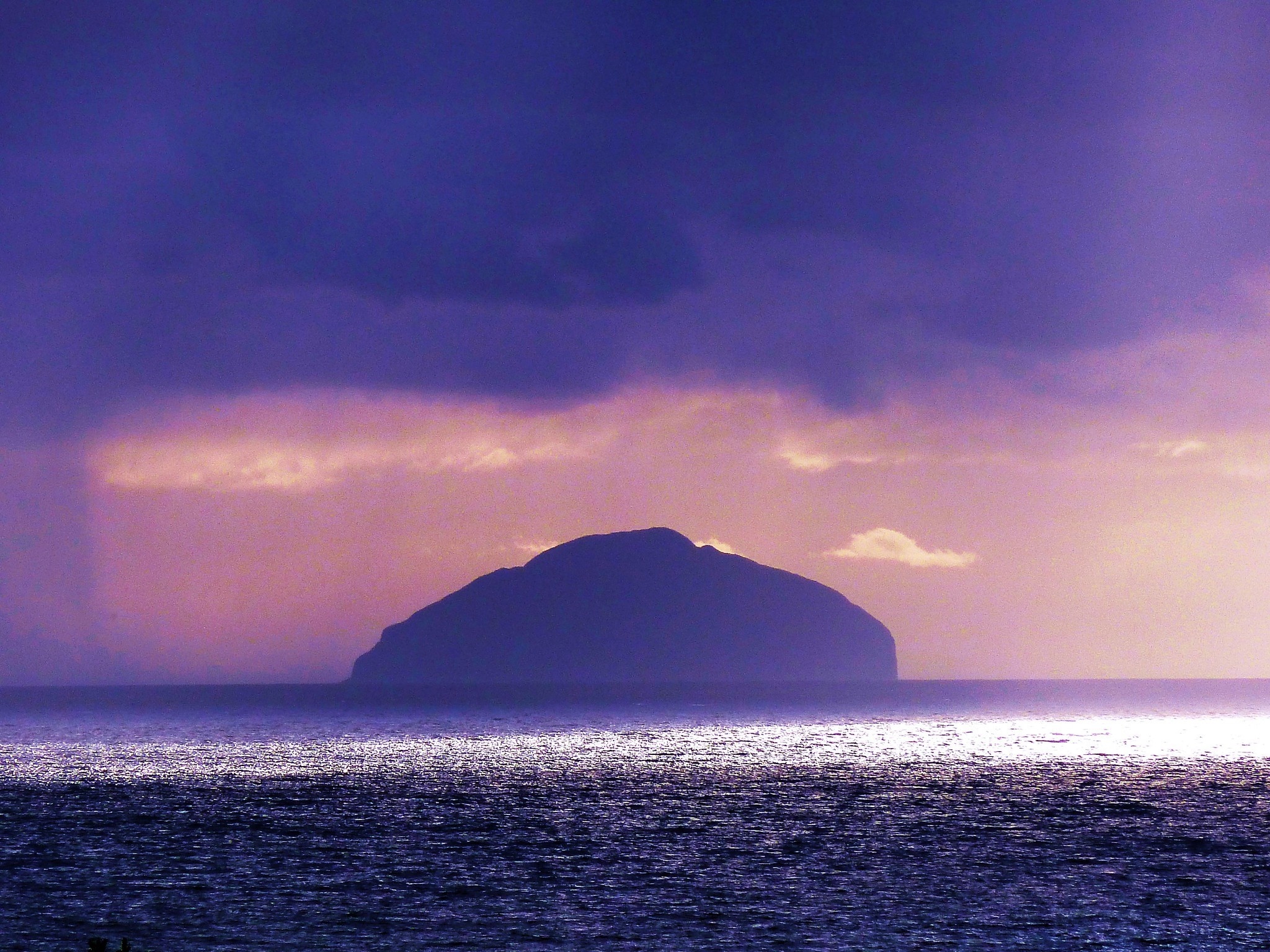 Ailsa Craig is a small island in the Firth of Clyde lying off Ayrshire
