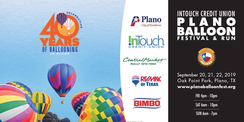 InTouch Credit Union Plano Balloon Festival Celebrating 40 Years Of