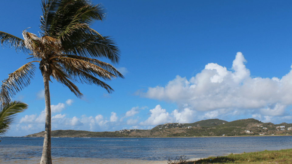 Le Galion, beach on Sint Maarten / Saint Martin island
