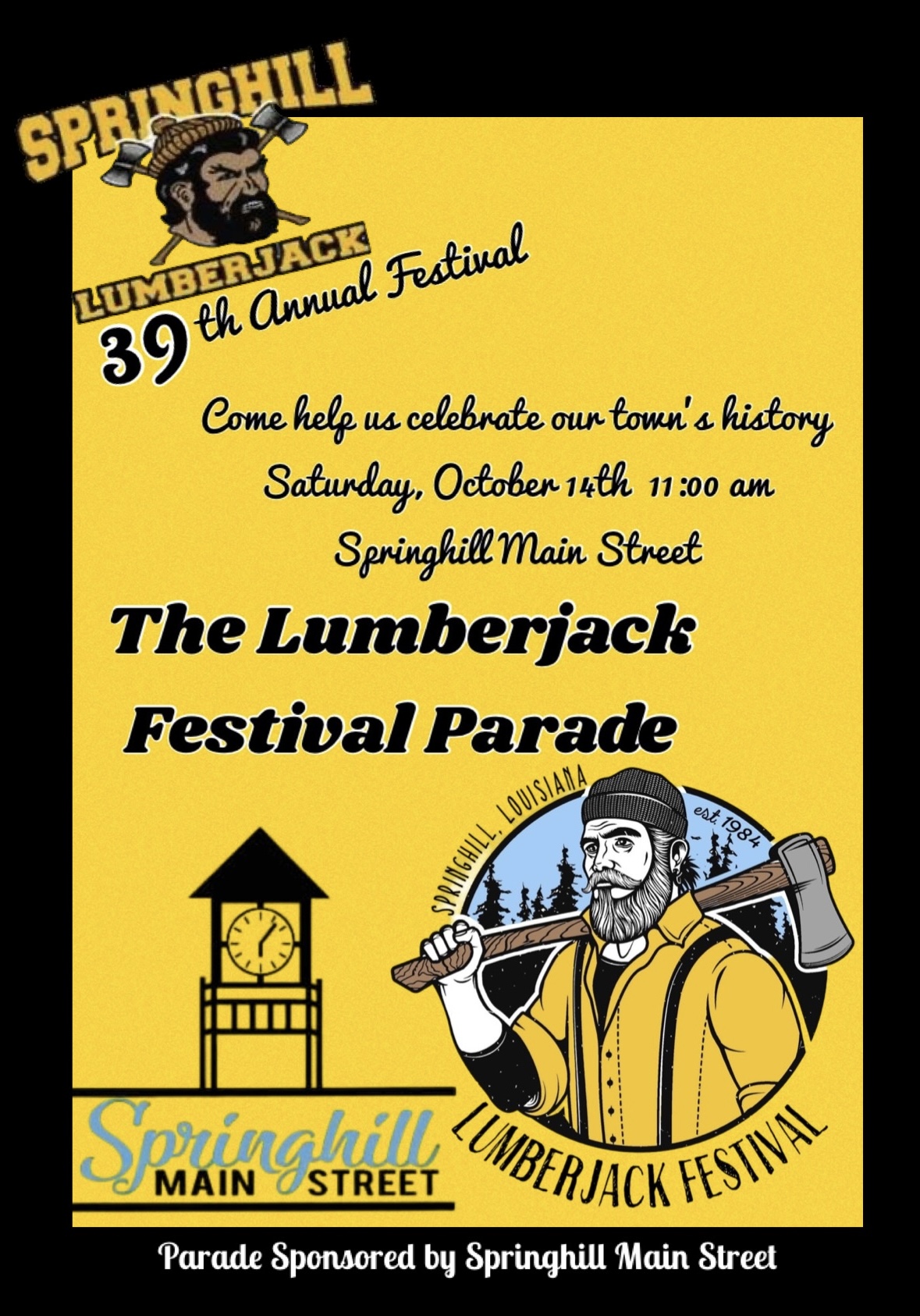 Lumberjack Festival Parade Visit ster Parish Louisiana