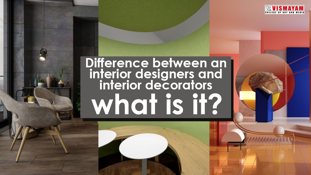 Difference between interior designers and interior decorators what is it?