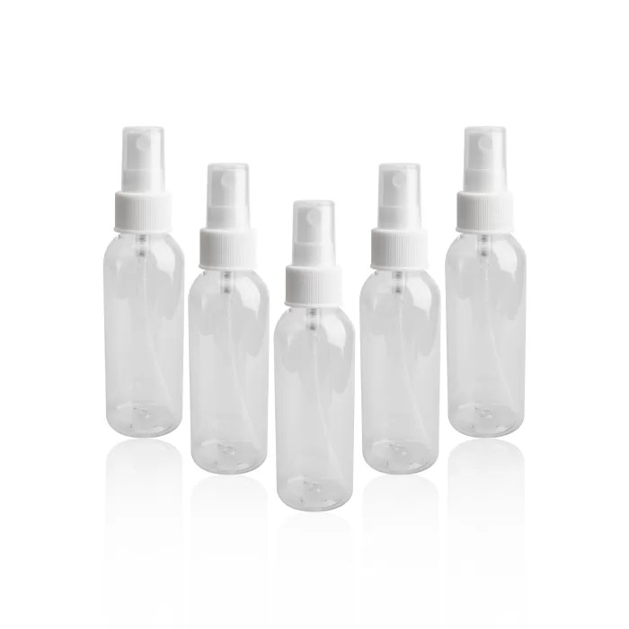 PET Plastic Alcohol Sprayer Bottle 100ml Hand Sanitizer Spray Pump