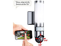 Visortech Led-Außenwandleuchte & Wlan-Hd-Kamera Mit Pir, Versandrückläufer