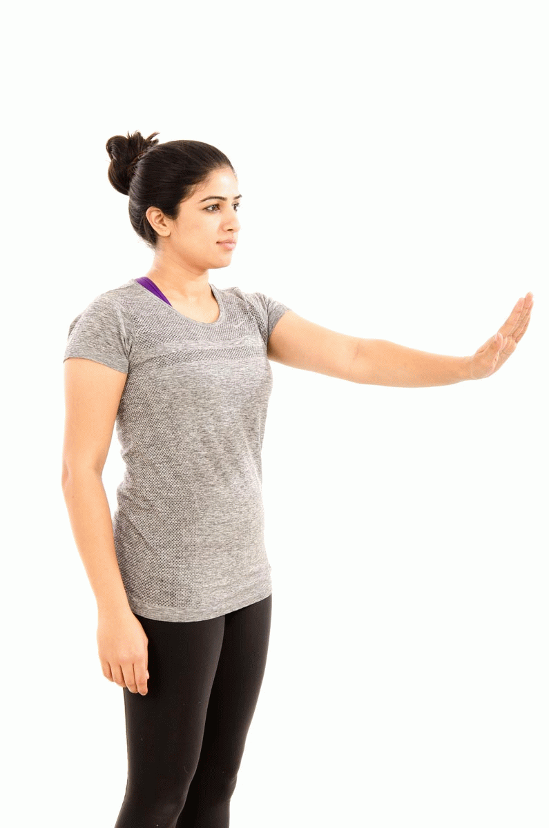 Wrist Extension Stretch with Elbow Extended Vissco Healthcare Private Limited.