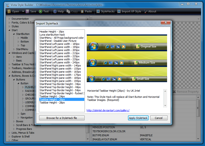 Win7 Style Builder Full Version
