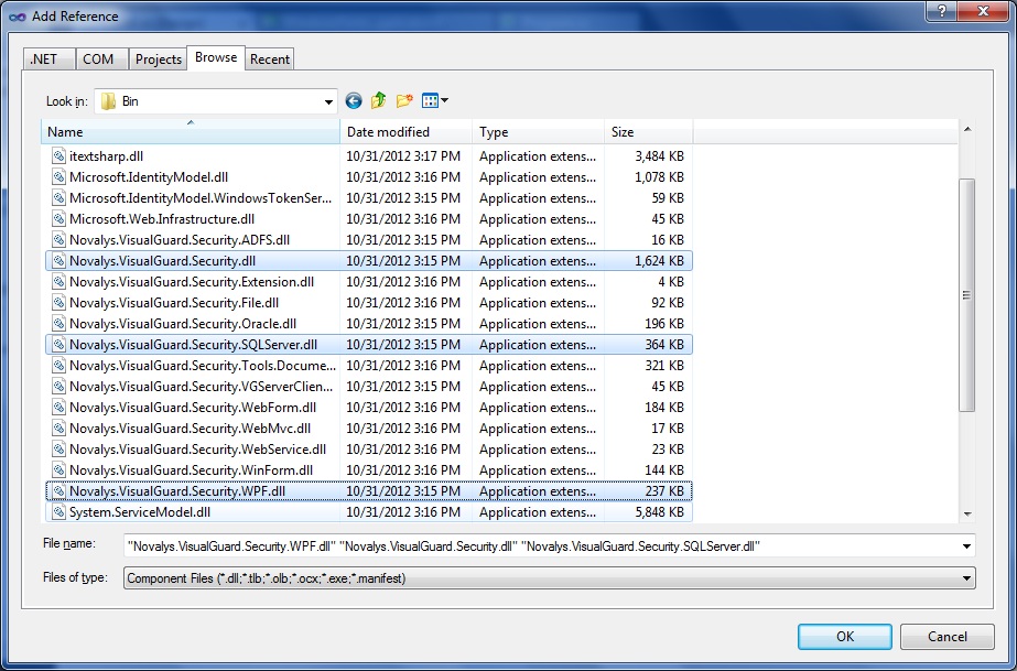 How to integrate Visual Guard in WPF application