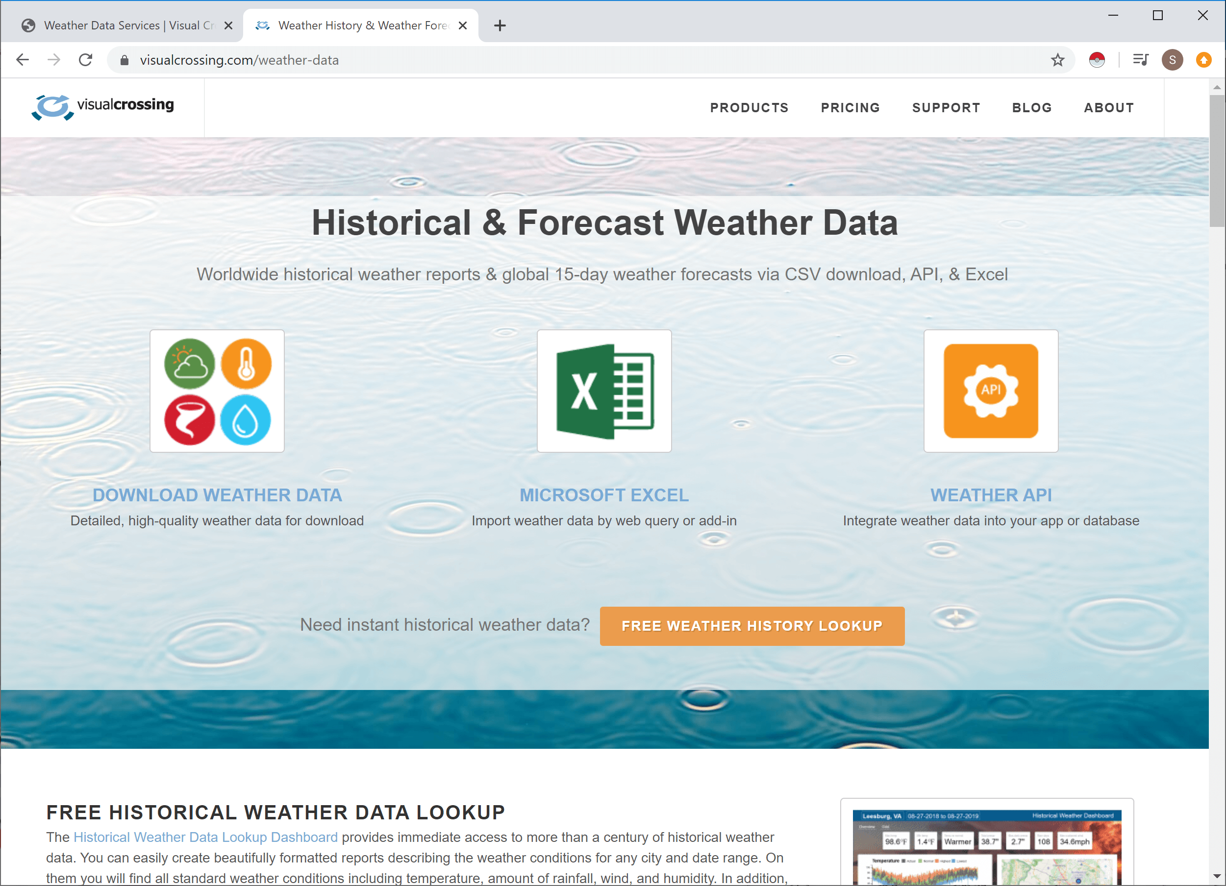 How can I download weather forecast data as a CSV file? Visual