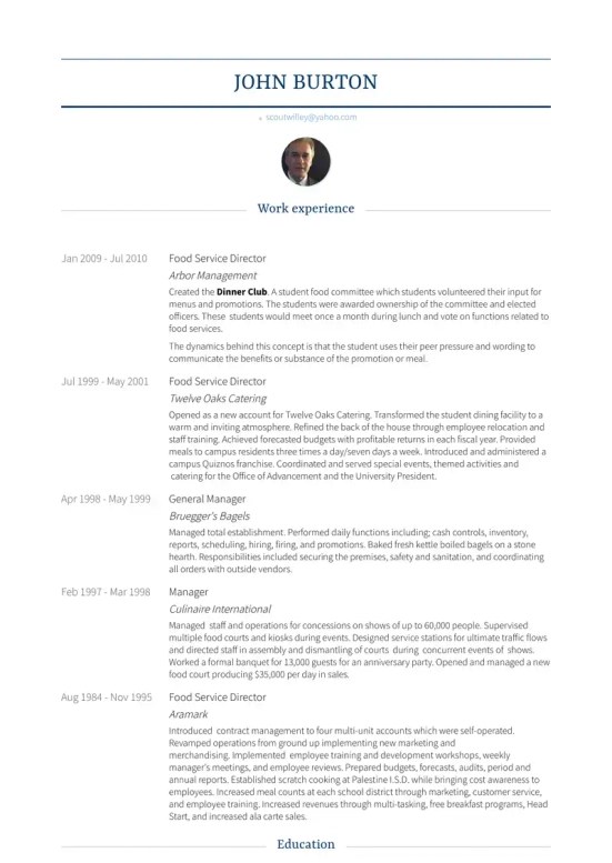 7 Professional Food Service Resume Objective Examples for 2022